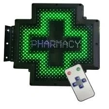CRUCE FARMACIE - Reclama luminoasa pt exterior - dubla fata