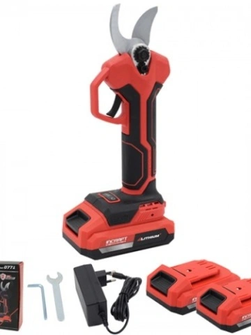 Foarfecă de grădină cu acumulator 20V INCRAFT PNK-20V - cu doi acumulatori inclusi