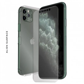 FOLIE ALIEN SURFACE HD, Apple iPhone 11 PRO, PROTECTIE FATA,SPATE,LATERALE + ALIEN FIBER CADOU