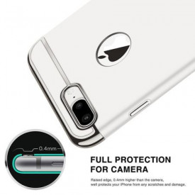 Husa Apple iPhone 7 Plus, Elegance Luxury 3in1 Silver