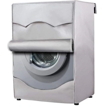 Husa pentru masina de spalat rufe si uscator de rufe cu incarcare frontala, dustproof, impermeabila, ARGINTIU