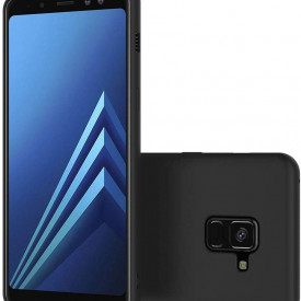 Husa Samsung Galaxy A8 2018, slim antisoc Negru