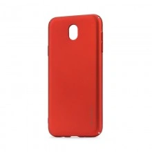 Husa Samsung Galaxy J7 2017, FullBody Elegance Luxury Red, acoperire completa 360 grade cu folie de sticla gratis - Img 4