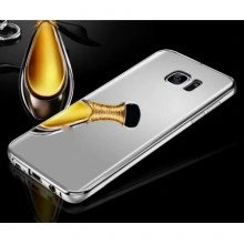 Husa Samsung Galaxy S7 Edge, Elegance Luxury tip oglinda Silver - Img 2