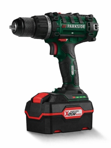 Masina de Gaurit si Insurubat Parkside cu Acumulator 20V, 4Ah si incarcator inclus