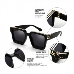 Ochelari de soare Unisex SuperCool LUXURY Summerwind UV400 Negru - Img 6