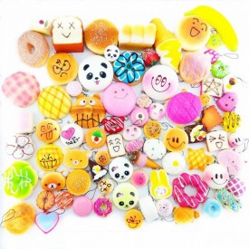 Pachet 20 piese , jucarii Squishy breloc cu revenire lenta