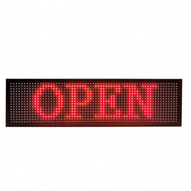 Panou Led de Exterior Programabil/Reclama Luminoasa 200x40 FATA DUBLA ROSU