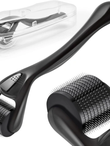 Rola pentru Barba din Silicon cu Aliaj Negru – Solutia Ideala pentru o Barba Plina si Sanatoasa