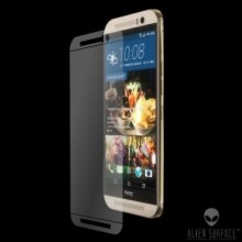 Folie Alien Surface HD, HTC One M9, protectie ecran, spate, laterale + Alien Fiber Cadou