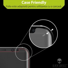 Folie Alien Surface HD, Huawei P10 Lite, protectie spate, laterale + Alien Fiber cadou - Img 3