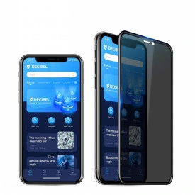 Folie de sticla 5D Apple iPhone 11 PRO, Privacy Glass Elegance Luxury, folie securizata duritate 9H