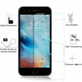 Folie de sticla Apple iPhone 6/6S, Case Friendly Transparenta - Img 3
