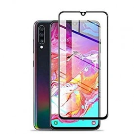 Folie de sticla Samsung Galaxy A70, 5D FULL GLUE Negru
