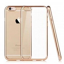 Husa Apple iPhone 6/6S, placata Auriu (ELECTROPLATING GOLD)
