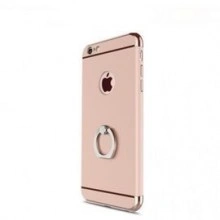 Husa Apple iPhone 8, Elegance Luxury 3in1 Ring Rose-Gold