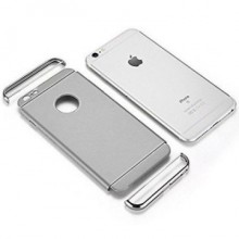 Husa Apple iPhone 8 Plus, Elegance Luxury 3in1 Argintiu