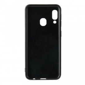Husa pentru Samsung Galaxy A30, Perfect Fit, cu insertii de carbon, negru - Img 3