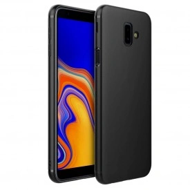 Husa pentru Samsung Galaxy J6 Plus, Perfect Fit , Silicon TPU Negru