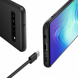 Husa Samsung Galaxy S10 Plus, slim antisoc Negru