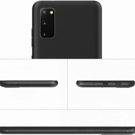 Husa Samsung Galaxy S20, slim antisoc Negru
