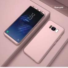 Husa Samsung Galaxy S8, FullBody Elegance Luxury Rose-Gold, acoperire completa 360 grade cu folie de protectie gratis - Img 2
