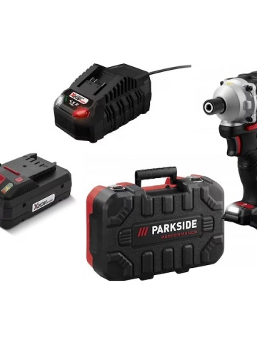 Masina de insurubat cu impact din seria X20v PARKSIDE PERFORMANCE PDSSAP 20V – cu baterie 4Ah SMART si incarcator
