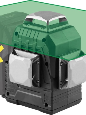 Nivela Laser cu Acumulator PARKSIDE PKLLP 3360, Laser Verde 3 x 360°, Autonivelanta, cu Valiza de Transport, Incarcator si Acumulator inclus - Img 2