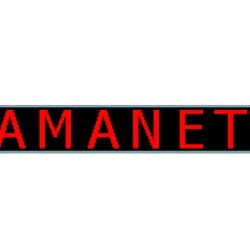 Panou Led de Exterior Programabil/Reclama Luminoasa 200x40cm Text Rosu AMANET - EXCHANGE - SCHIMB VALUTAR