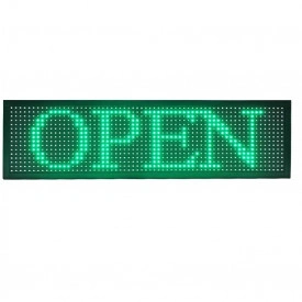 Panou Led de Exterior Programabil/Reclama Luminoasa 200x40cm VERDE - Img 2
