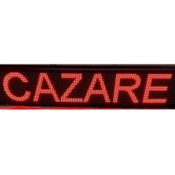 Panou Led de Exterior WIFI Programabil/Reclama Luminoasa 100x20cm ROSU ideala pentru CAZARE
