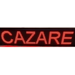 Panou Led de Exterior WIFI Programabil/Reclama Luminoasa 100x20cm ROSU ideala pentru CAZARE