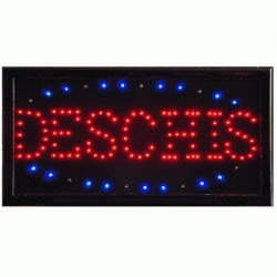 Reclama Text LED - Deschis / animatie luminoasa dinamica NOU