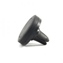 Suport auto magnetic de culoare neagra pentru telefoane mobile, prindere la ventilatie