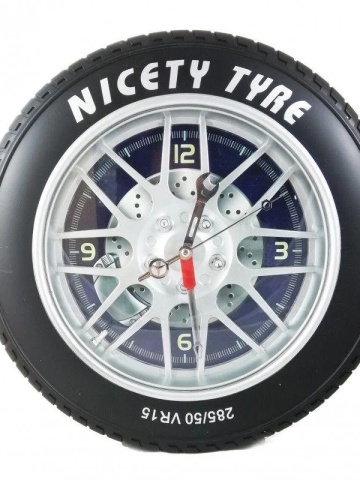 Ceas de Perete Sport Wheel – Design Unic în Forma de Roata pentru Pasionatii de Auto & Motorsport