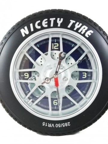 Ceas de Perete Sport Wheel – Design Unic în Forma de Roata pentru Pasionatii de Auto & Motorsport