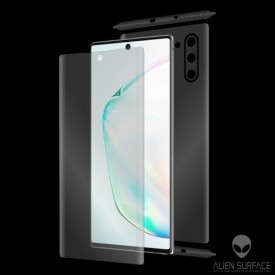 Folie Alien Surface HD, Samsung GALAXY NOTE 10 fata, spate, laterale + Alien Fiber Cadou - Img 5