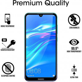 Folie de sticla Huawei Y7 2019, 9D FULL GLUE Negru - Img 4