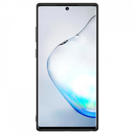 Husa pentru Samsung Galaxy Note 10 Plus, Perfect Fit, cu insertii de carbon, negru