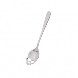 Lingurita in forma de craniu pentru zahar, inghetata, bomboane, SILVER, MyStyle®