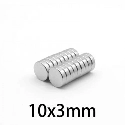 Magnet puternic neodim disc rotund 10x3mm