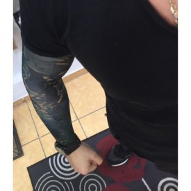 Maneca tatuata 3D Print - Imita un tatuaj real 100% - Body art tattoo maneca V2