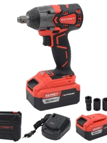 Mașină de înșurubat cu percuție cu acumulator INCRAFT DK-20V - Cu 2 acumulatori inclusi