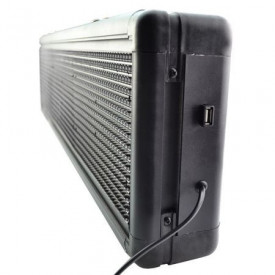 Panou Led de Exterior Programabil/Reclama Luminoasa 135x55 ROSU