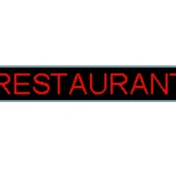 Panou Led de Exterior Programabil/Reclama Luminoasa 200x40cm ROSU ideala pentru RESTAURANT