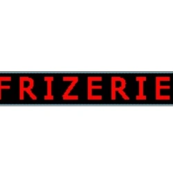 Panou Led de Exterior Programabil WIFI /Reclama Luminoasa 100x20 Text Rosu pentru FRIZERIE - Img 2