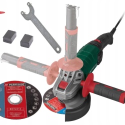 Polizor unghiular PWS F6, Parkside, 1200W, potrivit pentru toate discurile standard de pana la 0-125 mm
