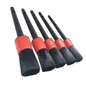 Set 5 Pensule profesionale pentru curatat interior si exterior auto, elemente de caroserie, bord, jante, detailing auto