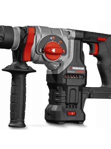 Ciocan rotopercutor Parkside Performance 20V, 3J, motor fara perii, SDS Plus, cu valiza
