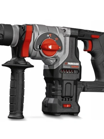 Ciocan rotopercutor Parkside Performance 20V, 3J, motor fara perii, SDS Plus, cu valiza